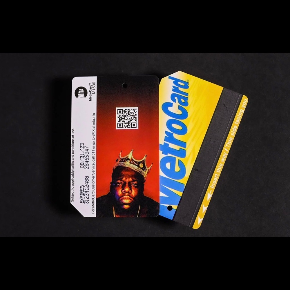 Biggie 50th anniversary MTA Metrocard